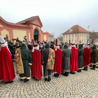 Einzug der Nikolausgilde in Altshausen 