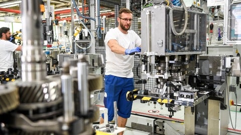 Getriebemontage am Standort Friedrichshafen