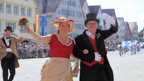 Besucher und Teilnehmer der Landesfesttage