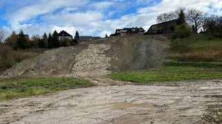 Nach dem Rutsch wurde der Hang in Primisweiler aufwendig stabilisiert. 