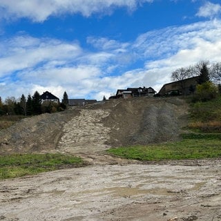 Nach dem Rutsch wurde der Hang in Primisweiler aufwendig stabilisiert. 