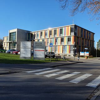 Das Ärztehaus auf dem Gelände des Medizin Campus Bodensee. 