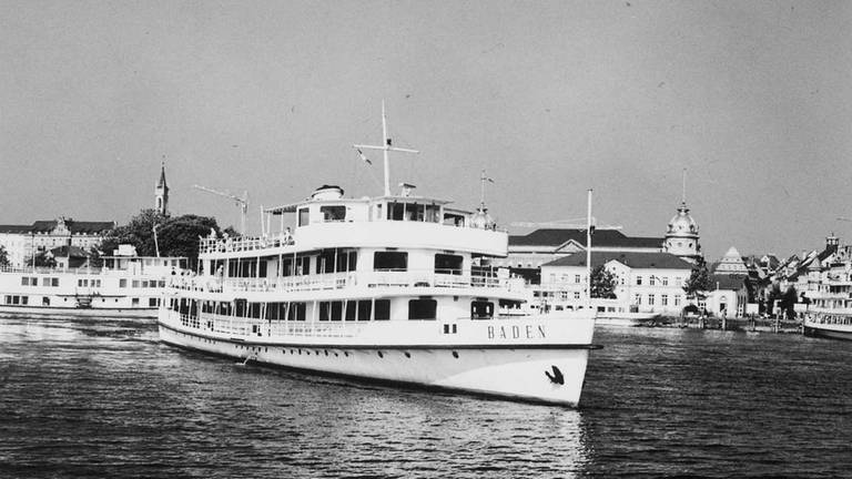 MS Baden im Jahr  (Foto: Archiv Bodensee-Schiffsbetriebe)