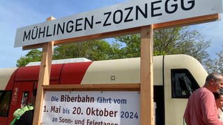 Der neue Haltepunkt der Biberbahn im Kreis Konstanz.