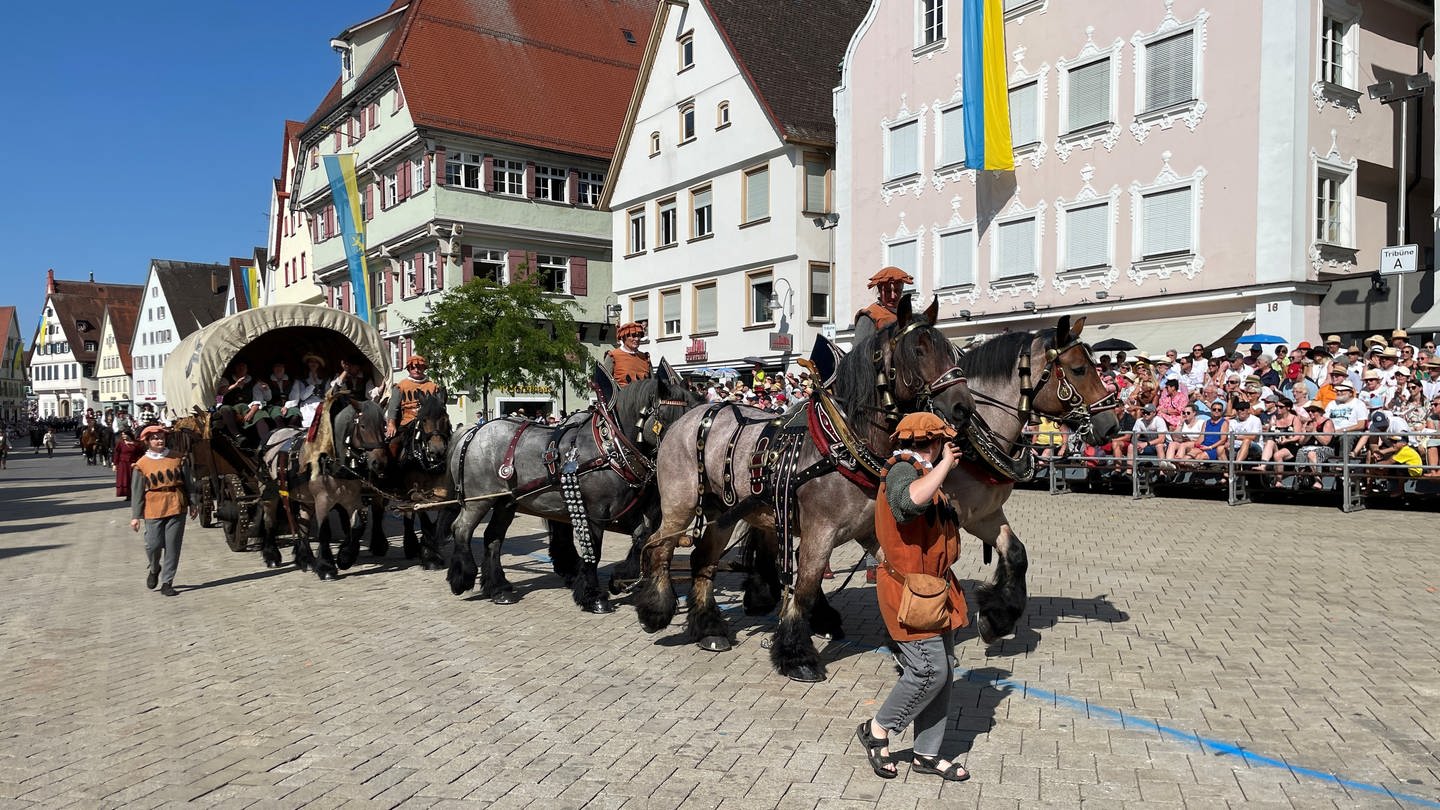 Impressionen vom Historischen Festzug in Biberach.