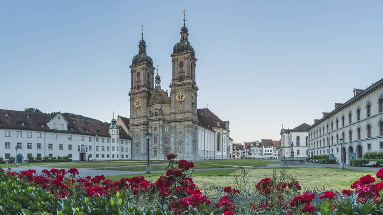 Die barocke Kathedrale und der gesamte Stiftsbezirk in St. Gallen (Schweiz) zählen seit den 1980er-Jahren zum UNESCO-Weltkulturerbe.