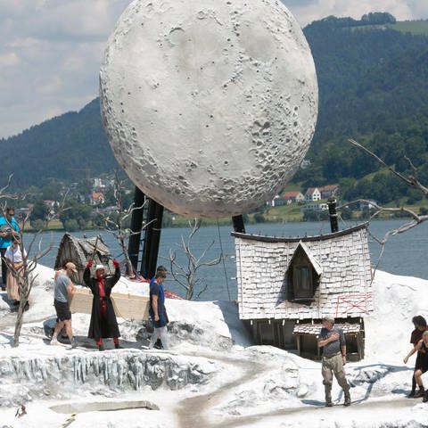 Probenbeginn für "Der Freischütz" auf der Seebühne in Bregenz 