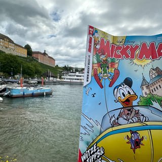 Donald Duck ist im neuesten "Micky Mouse" Heft n Meersburg.