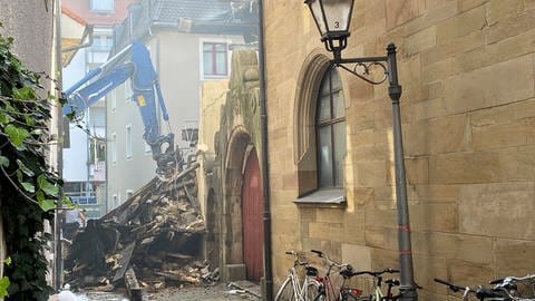 Am Morgen nach dem Feuer in der Konstanzer Altstadt