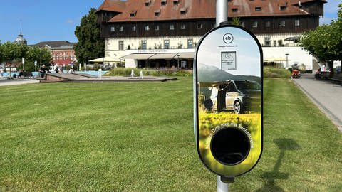 Spender für kostenlose Sonnencreme in Konstanz aufgestellt