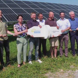 Agri-Photovoltikanlage in Schlier offiziell eröffnet