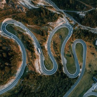 Der Arlbergpass bei Stuben von oben. (Archiv)