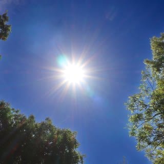 Die Sonne strahlt von einem wolkenlosen Himmel - Krankenhäuser bereiten sich auf die Hitzewelle vor.