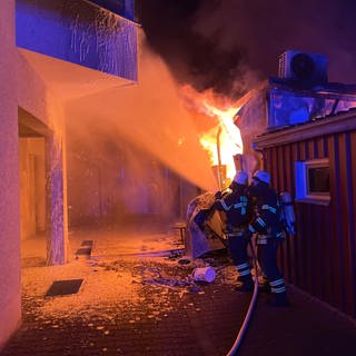 Brand in einer Imbissbude in Markdorf