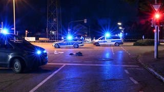 Nach dem tödlichen Messerangriff ist die Straße in Ravensburg gesperrt.