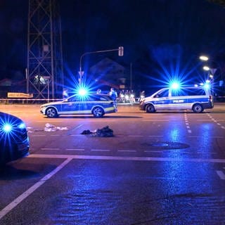 Nach dem tödlichen Messerangriff ist die Straße in Ravensburg gesperrt.