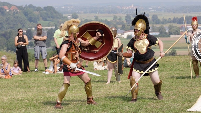 Kein Keltenfest ohne Gladiatorenspiele.