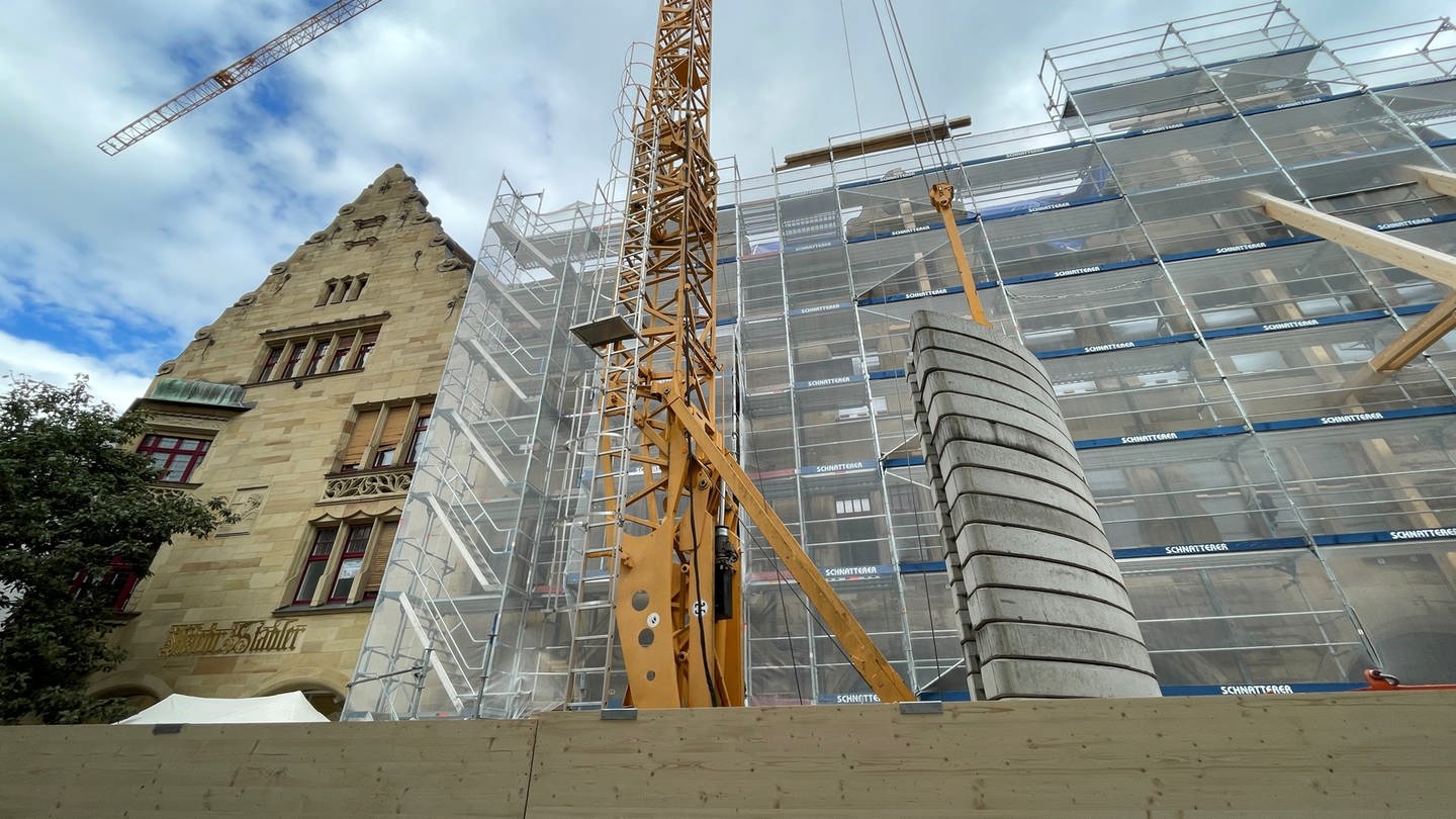 Der Gebäudekomplex in der Konstanzer Zollernstraße, der Ende Juli gebrannt hat.