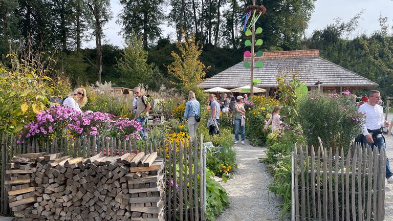 Bunter Garten auf der Landesgartenschau.