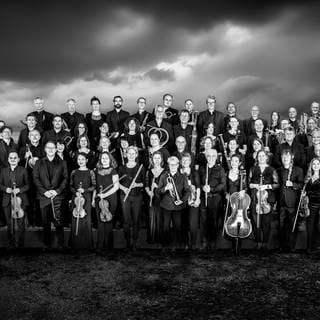 Die Musikerinnen und Musiker der Bodensee Philharmonie mit Sitz in Konstanz