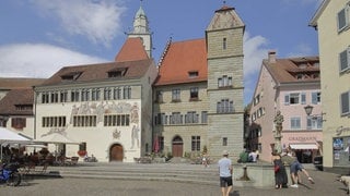 Das Rathaus von Überlingen.