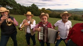 Die Musikanten auf Tour durch den Hegau