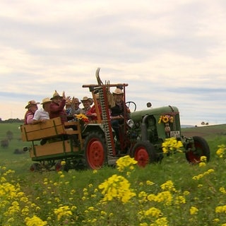 Die Musikanten auf Tour durch den Hegau