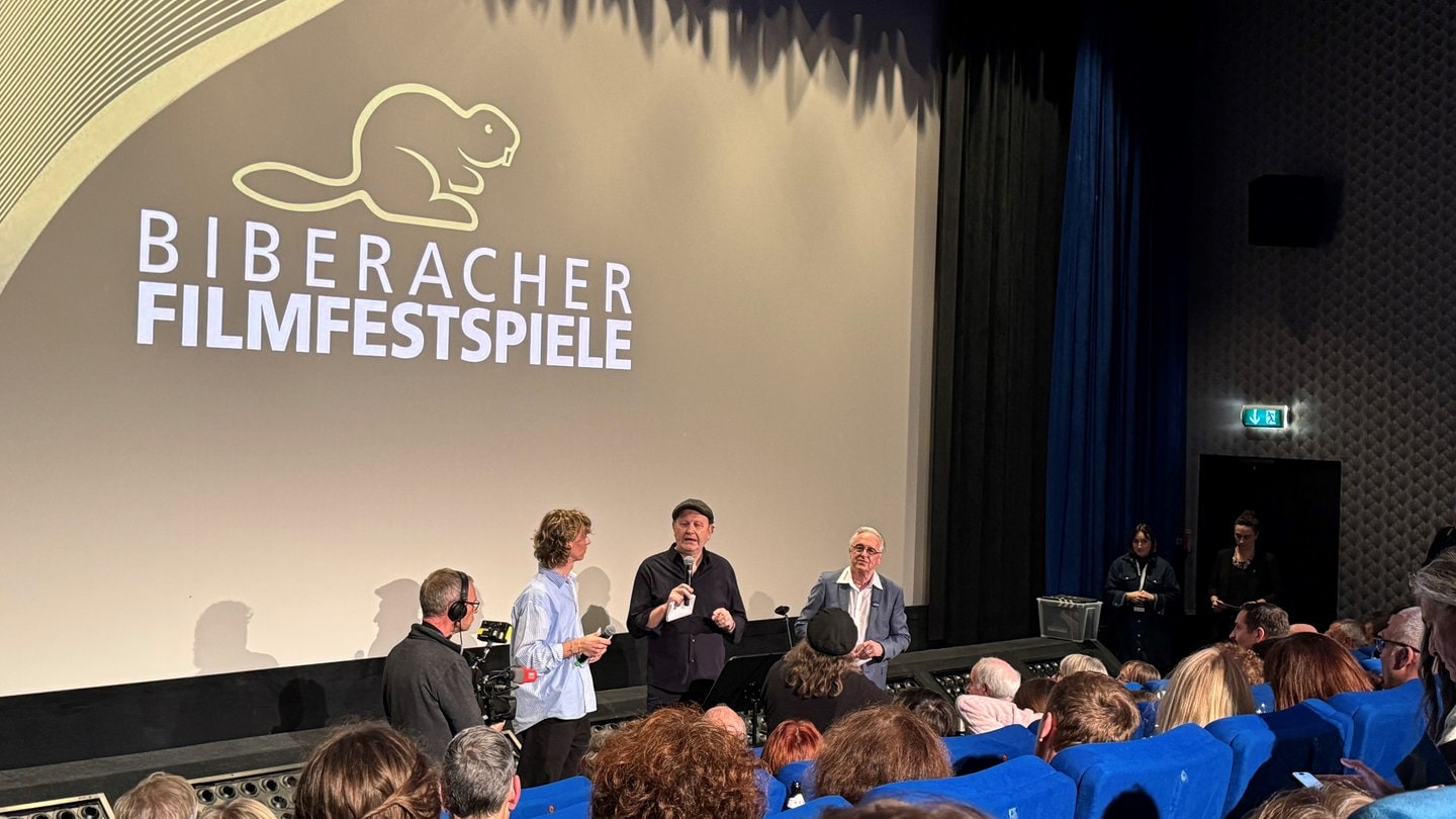 Douglas Wolfsperger, künstlerischer Leiter und Filmfestspiele-Vorstand Harald Heigel