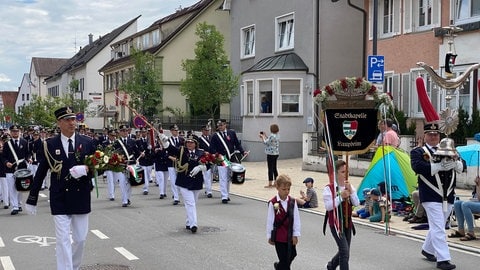 Die Stadtkapelle Laupheim sorgte für gute Musik.