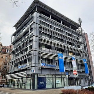 Das Gebäude der Voksbank Konstanz