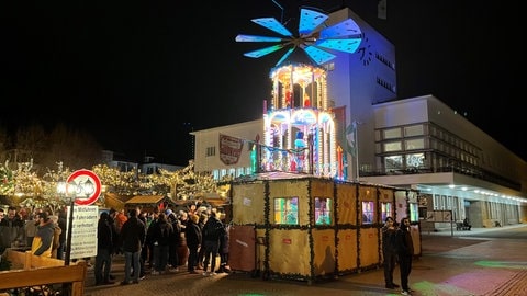 Weihnachtsmarkt am Romanshorner Platz in Friedrichshafen