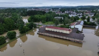 Anfang Juni: Angespannte Hochwasserlage in Meckenbeuren-Kehlen