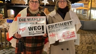 Mahnwache für Georgien in Biberach: Solidarität mit Partnerstadt