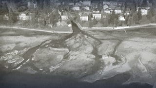 Die in den Bodensee eingeleiteten Abwässer sammelten sich in den 1960er-Jahren vor dem Ufer (Archivbild).