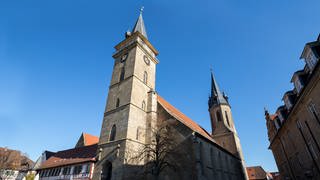 Stiftskirche am Marktplatz in Öhringen (Hohenlohekreis). 5.11.2020