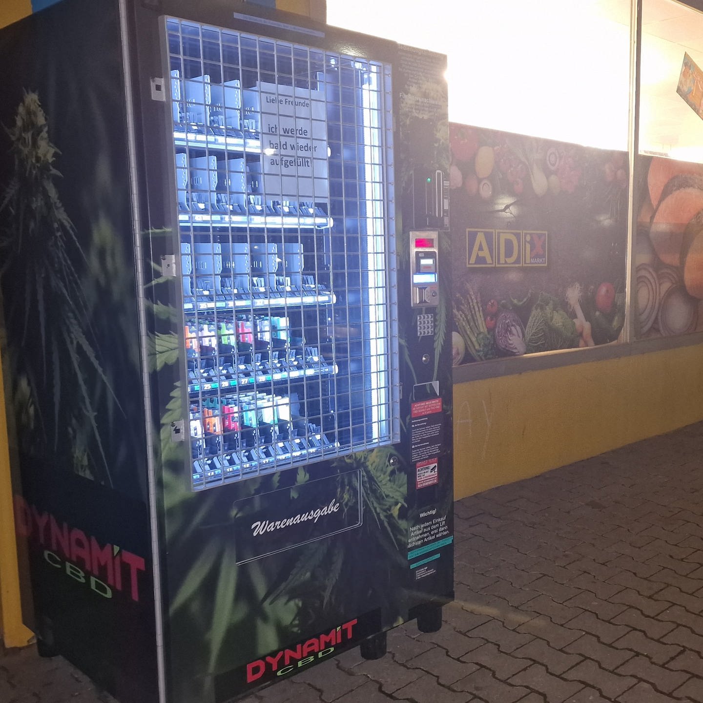 Cannabis Automat in Neckarsulm-Amorbach steht wieder - SWR Aktuell