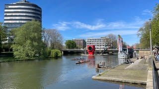 Ein heißer Samstag früh im April in Heilbronn