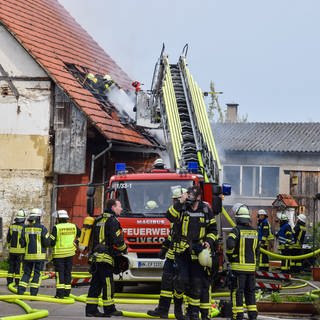Scheunenbrand in Adelshofen