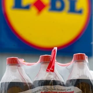 Illustration - PET-Flaschen bei Lidl