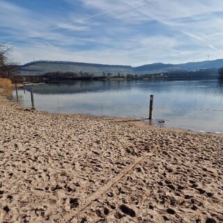 Der Breitenauer See im Februar 2023