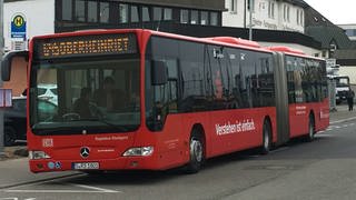 Halteplatz 7 Hauptbahnhof Heilbronn neben dem neuen ZOB