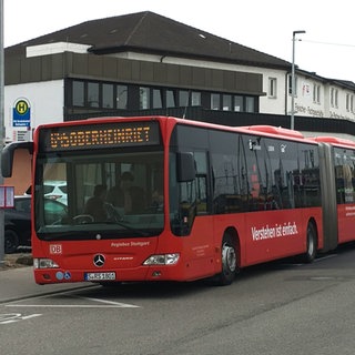 Halteplatz 7 Hauptbahnhof Heilbronn neben dem neuen ZOB