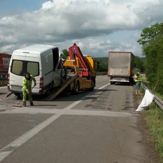 Auffahrunfall auf der A6