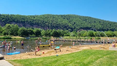 Blick auf den See in Freudenberg