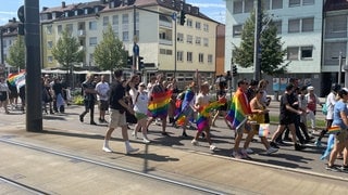 Gegendemonstration der queeren Community in Heilbronn