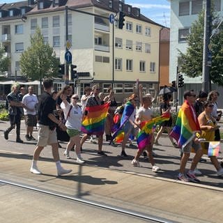 Gegendemonstration der queeren Community in Heilbronn