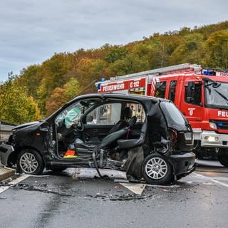 Schwerer Verkehrsunfall bei Forchtenberg