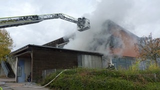 Ein Feuer hat die Geschwister-Scholl-Schule stark beschädigt