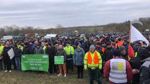 Bauernprotest in Bad Mergentheim