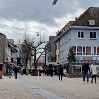 Symbolfoto. Innenstadt von Heilbronn. Sülmer City. Am Hafenmarkt.